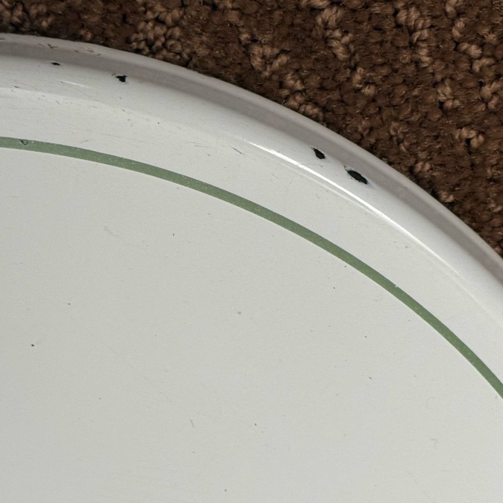 Vintage Corelle CorningWare Shadow Iris 10” Stove Eye Covers Trivets Set of 4 - Picture 6 of 8